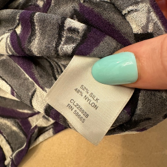 Classiques Entier Stretch Silk Blouse Sz S - Picture 7 of 8